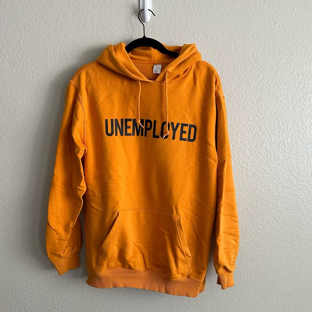 Unemployed Orange Hoodie